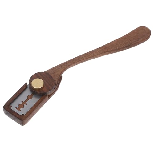 LOORGVEL Couteau Levain en Acier Inoxydable avec Manche en Bois Outil de Scarification Professionnel pour Boulangerie Accessoire de Pâtissier Polyvalent Rangement Inclus pour Cuisson