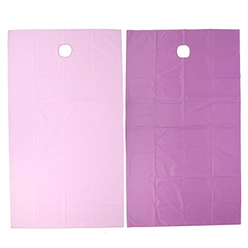Joyzan Sábana de salón Belleza Sábanas Cama Masaje Sábanas Cama Impermeables Sábanas Camilla Funda colchón Sábanas Cama de Belleza de SPA Transpirable Sábanas Cama Masaje SPA, 2(Morado + Rosa) Cover