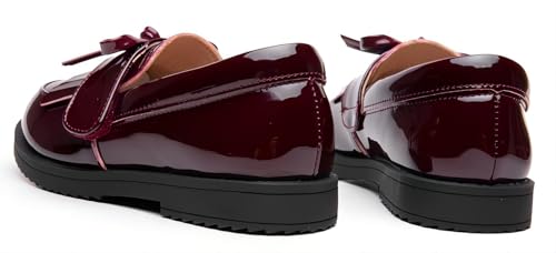 Image of kkdom Girl's Classic Tassel School Uniform Shoes British Style Oxford Shoes