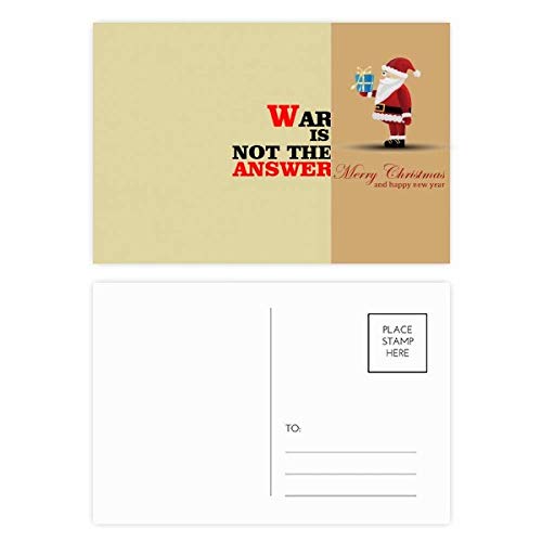 Cartes postales War is Not The Answer pour éviter les vœux banals avec un message de paix