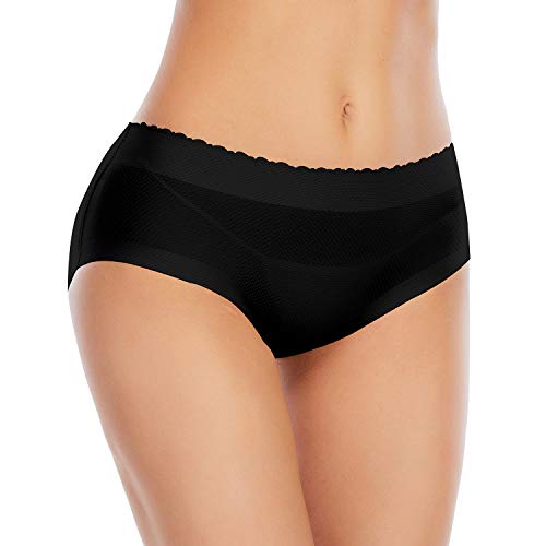 Werena Feminino Calcinha Levantadora de Bunda Para, Roupa Íntima Acolchoada, Sem Costura, Modelador