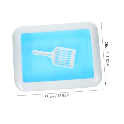 DOITOOL 1 Peça Caixa De Areia Para Gatos Comadre Para Gatos Bacia De Areia Para Gatos Banheiro De Pl