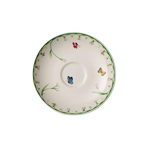 Villeroy und Boch Colourful Spring Untertasse , Premium Porzellan Cover