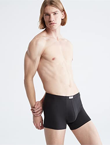 Calvin Klein Pure Cotton Stretch Blend 3-Pack Trunk (as1, alpha, m, regular, regular, Black)4