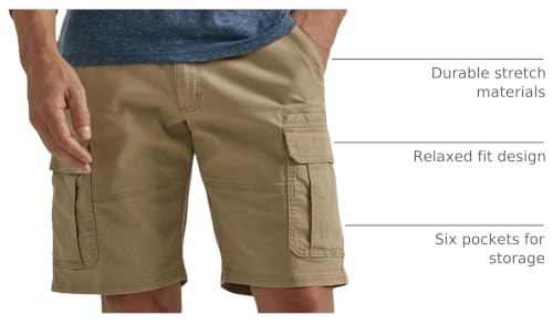 Image of Wrangler Authentics Men's Classic Cargo Stretch Short
