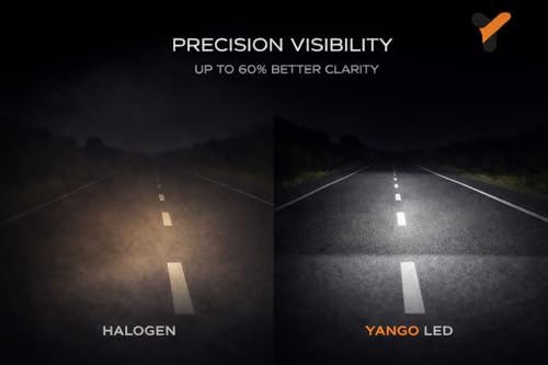 Yango H4 LED Headlight Bulb for Motorcycle & Bike, 45W 4500 Lumens, AC/DC Compatible, Super Bright High Power LED Headlamp - Image 4