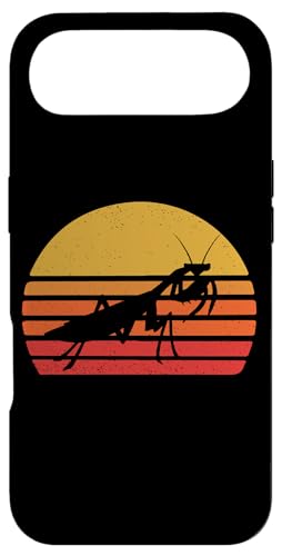 Mens & Womens Retro Vintage Sunset Praying Mantis Lover �X�}�z�P�[�X iPhone Air �p