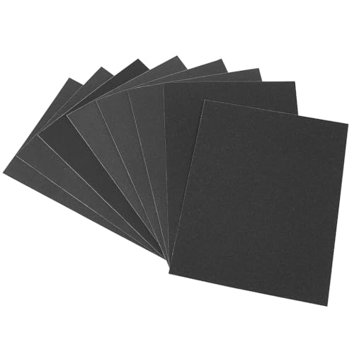Set 20 Fogli Carta Abrasiva 230x280 mm – Grane Miste 500/1200 – Carte Abrasive per Legno, Metallo e Vernici – Grana Fine per Finitura Liscia – Lemag srl