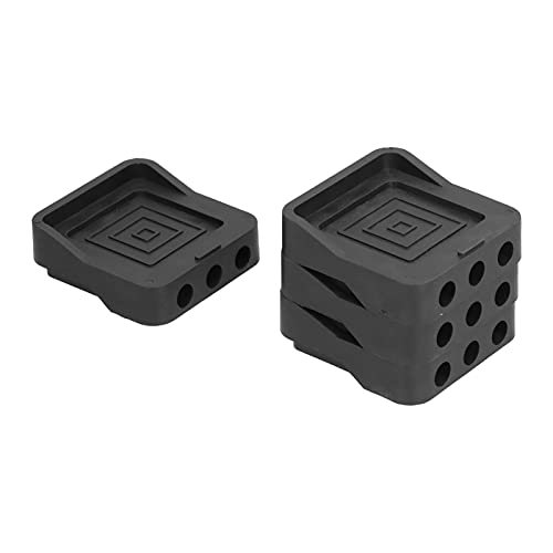 Bordstract 4 Peças Almofadas De Borracha Antivibração, Almofadas De Aumento Fixas Antiderrapantes Pa