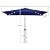 Yaheetech 6.5x10FT Rectangular Patio Umbrella Solar Powered Outdoor Table Market Umbrella with LED Lights & Push Button Tilt & Easy Crank for Garden/Lawn/Beach/Pool/Deck Navy Blue