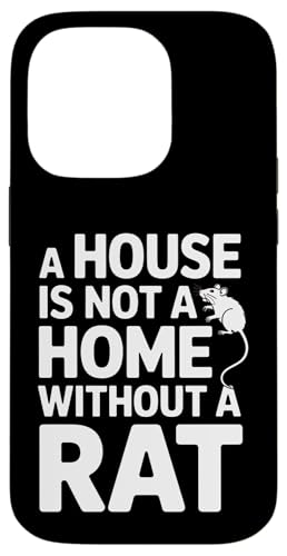 Funny House Not Home Without Rat Says �X�}�z�P�[�X iPhone 14 Pro �p