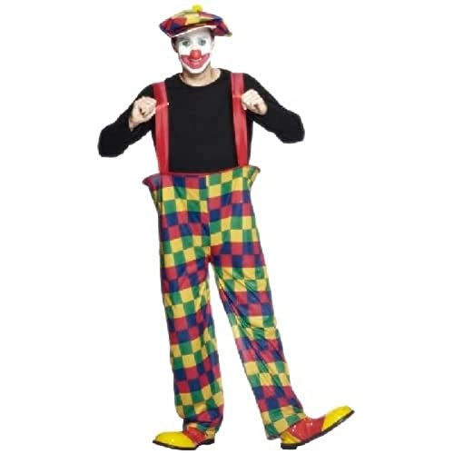 Smiffys - 96312 - Hooped Pants Clown Cotume - US Size 42" - 44"