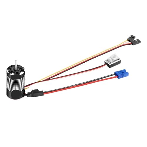 Moteur induction sans balais 2 en 1 Mini16 3000kV 24mm 80A pour modèle RC