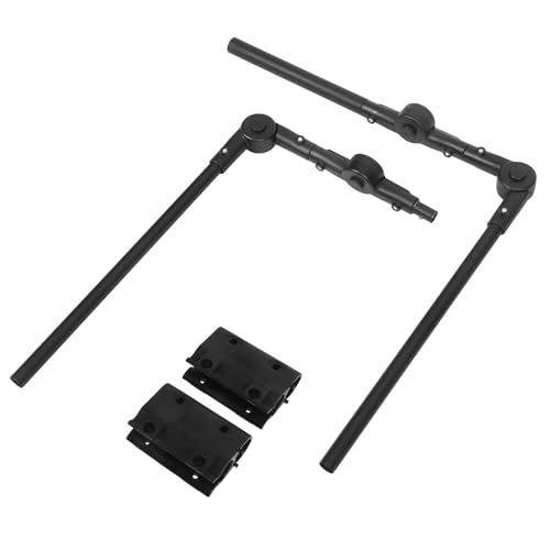 Levemolo Manija de Empuje Ergonómica para Carro Plegable de Camping, Acero Inoxidable y Plástico Resistente para Actividades al Aire Libre