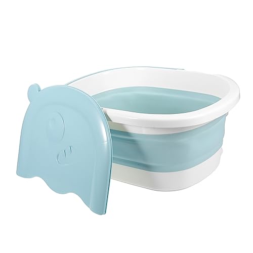 IWOWHERO Collapsible Foot Spa Portable Foot Basin for Camping Travel Home Use Easy to Fold Sturdy Leakproof Bucket