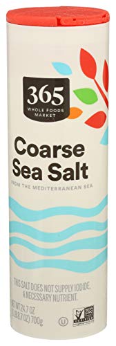 365 By Whole Foods Market, Sea Salt Coarse, 24.7 Ounce #TOP1