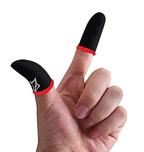 DUETMI PRO New (2-PCS) Joystick, Mobile Gaming Controller, Gamepad for Pubg, Call of Duty, Free Fire. with Pubg Anti-Slip Thumb Sleeve, Slip-Proof Sweat-Proof Gloves (1-Pair)-image-31