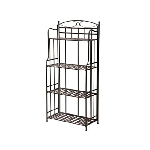 Maykoosh Handcrafted Haven Fe Nailhead 4-Tier Bakers Rack - 28