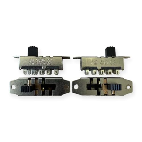 Interruptor de palanca de 4 posiciones doble 2P4T para regular secadores 2