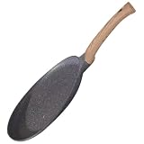 Gadpiparty Multifunktionale Bratpfanne als Eierpfanne und Crêpes Pfanne aus Aluminiumlegierung mit Holzgriff Starke Antihaftbeschichtung für Küche