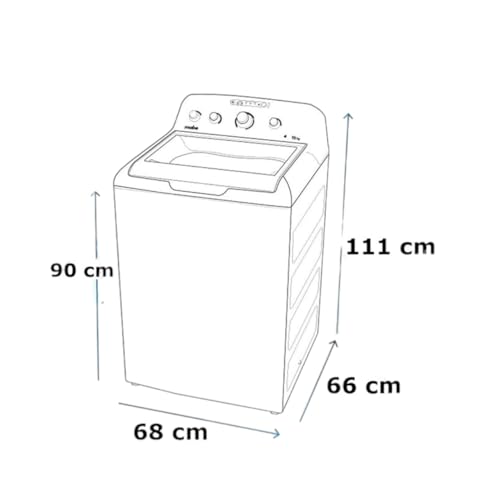Genérico Waterproof Plush Top Load Washing Machine Cover (Black Vinipiel), MEDIUM