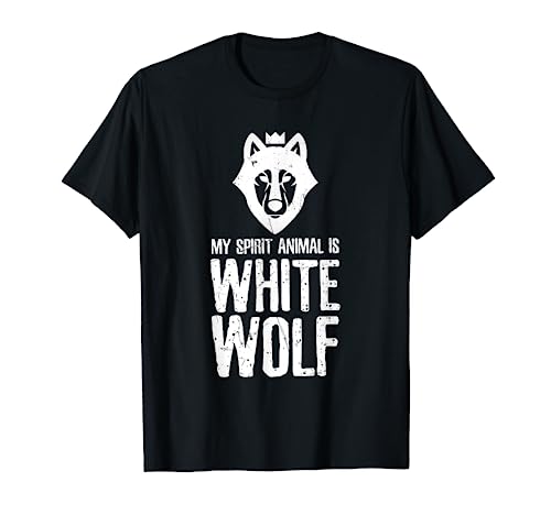 Cool My Spirit Animal è White Wolf Lovers Maglietta