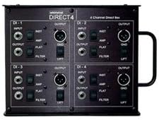 Whirlwind DIRECT4 4-channel Passive Instrument Direct Box