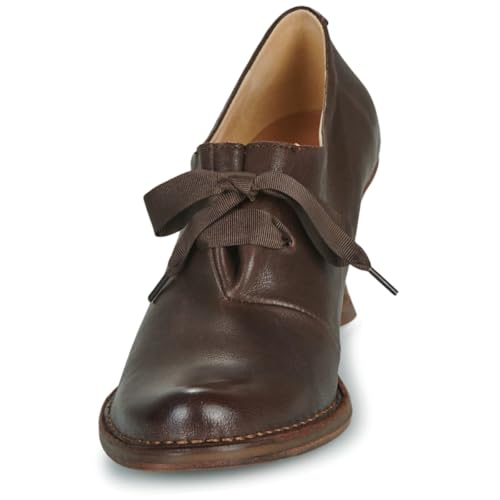 Women Kitten Heel Oxford Loafers Round Toe Lace UP Oxford Pumps Slip On Bow Loafer Pumps 2 inch Stacked Chunky Heel Dress Shoes Vintage British Oxford Heels Office Ladies 4-11 M US4