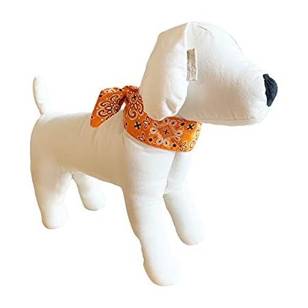 Amazon 首輪処 犬用 夏に涼しいクールバンダナ 熱中症予防 おしゃれに暑さ対策 保冷剤つき Xs オレンジ 首輪処 首輪 ハーネス リード 通販