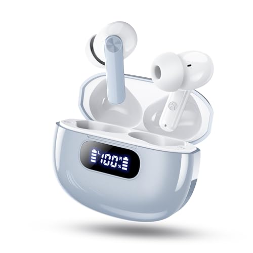 20% off - Wekily Wireless Earbuds, Bluetooth 5.3 Headphones with LED Power Display, 2025 New Wireless...