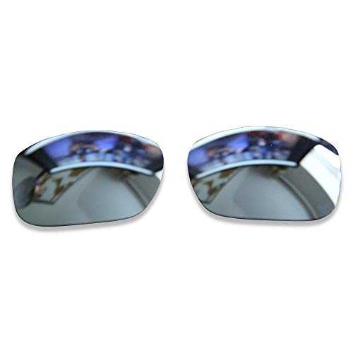 POLARLENS Lentes de repuesto polarizadas para Oakley TwoFace - Compatibles con gafas de sol Oakley TwoFace (Plata)