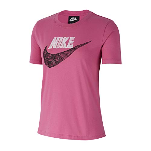 T-Shirt Nike W NSW Icn Clsh fini les hauts rêches optez pour le coton doux
