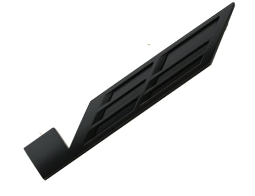Image of 3pcs Black V Car Body Trunk Lid Sticker 3D Badge Emblem Compatible with ATS CTS SRX XTS (Matte Black)