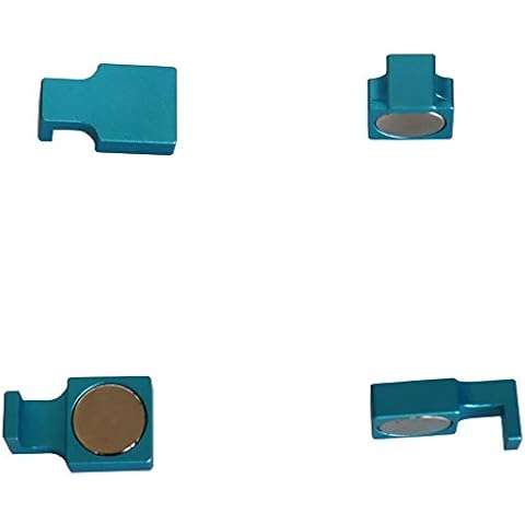 XYC Upgraded Strong Big Magnetic Parallel Keepers,Holders. Vise,CNC,Kurt,Machinist Tools(Stronger Magnetic Blue) Cover