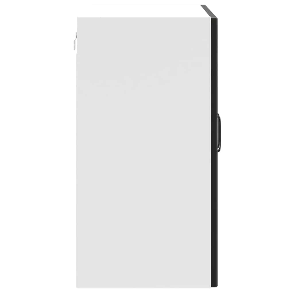 Item-Kitchen Wall Cabinet Lucca Black Engineered Legno,Armadi e stoccaggio,Armadi da cucina