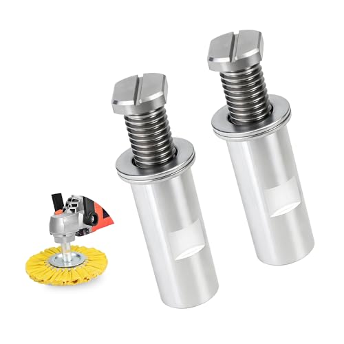 Image of Airway Buffing Wheel Extension Shaft 2-1 /4 inch L Angle Grinder Buff Extender Kit 5 /8 inch-11 Threads Arbor Extended Adapter - 2 pcs