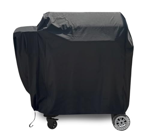 ZJYWSCH Grill Cover for Pit Boss 850 Competition Roll Top Pellet Grill PB850CS2 Heavy Duty Weather Resistant PitBoss Competition 850 850CS2 Smoker Cover Without Stack Waterproof