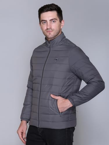 Image of RARE TIMES Men Puffer Jacket | Padded Jacket | Quilted Jacket | Trendy Winter Full Sleeve with Zipper Pocket Jacket (Pack of 1)