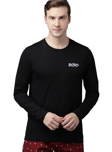 Image of Mens Printed Round Neck Half Sleeve /Long Sleeve 100% Cotton T-Shirt