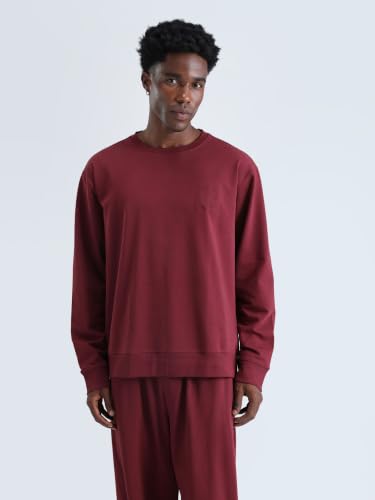 Image of CAVA Men's Everywear Oversized Sweatshirt for Men | Cozy Soft Terry Pullover, Casual Loungewear Top, Relaxed Fit for Layering, Home, Travel & Street Style