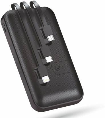 Fuel 10000 mAh Power Bank (Black, Lithium Polymer)