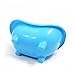 Toyvian Hamster Bath Basin Small PET Bathtub Blue Portable Shower Container for Hamsters Mice and Other Small Animals