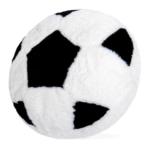 Wepop 18in Fluffy Soccer Pillow, Soft Soccer Pillows, Sports Ball Pillow Stuffed Plush Toy Room...