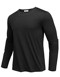 PINSPARK Camiseta Deportiva para Hombre, Transpira...: MATERIAL: Nuestra camisa funcional para hombre está hecha de 100% poliéster, el material suave, transpirable, liviano y de secado rápido garantiza que te mantengas fresco y cómodo durante el entrenamiento PROTECCIÓN UV: La camiseta deportiva UPF 50+ ...