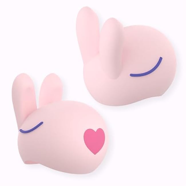 asobu Bestie Bottle Replacement Head For Insulated Stainless Steel Water Bottle, Detachable Soft Animal Head, Collectable Bottle Head for Fun Drinking For Kids, Bunny