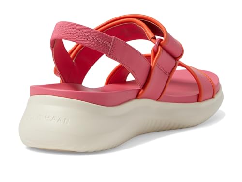 Cole Haan Cole Haan Women's Zerogrand Meritt Sandals, Camellia Rose/Nasturtium/Ivory, 8 B Medium