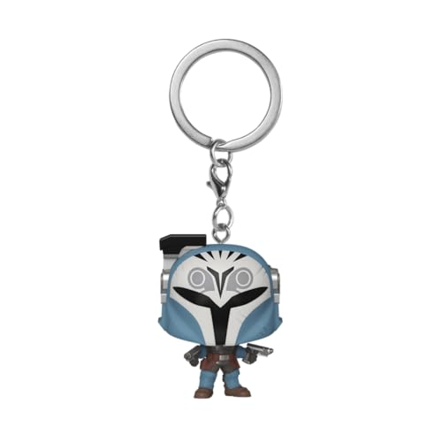 Funko Pop! Keychain: Star Wars: The Mandalorian S9 - BO-Katan - BO Katan Kryze - Neuartiger Schlüsselanhänger - Vinyl-Minifigur Zum Sammeln - Strumpffüller - Geschenkidee - Offizielle Handelswaren