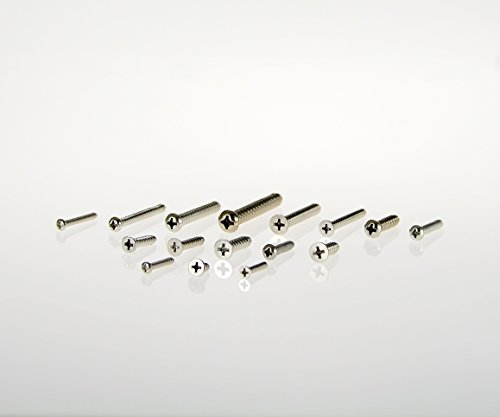 Juego de tornillos autorroscantes de acero inoxidable miniatura 7