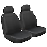 Dickies 40321 Deluxe Black, 2-Piece Seat Cover