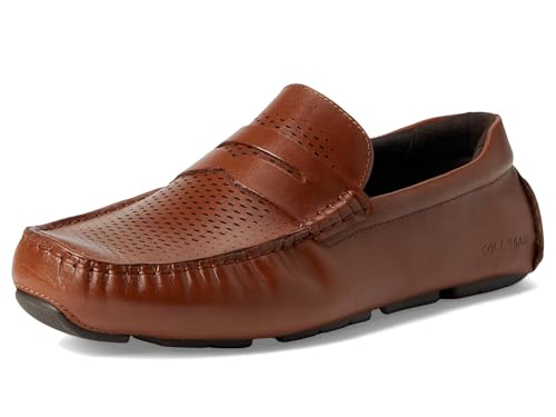 Image of Cole Haan Men's Grand Laser Penny Driver Driving Style Loafer